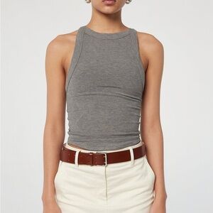 The Line by K Ximeno Tank Top in Gray XS